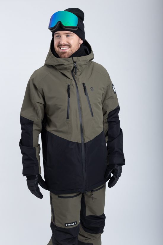 Lynx Skijakke Olive Green - Mænd