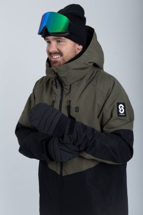 Lynx Skijakke Olive Green - Mænd