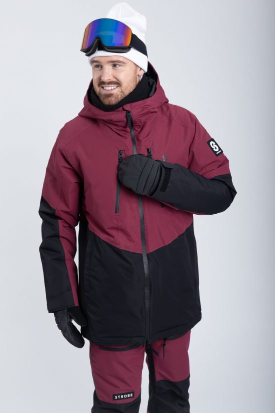 Lynx Skijakke Burgundy - Mænd