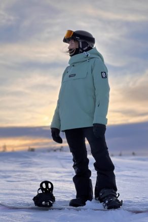 Halo Skijakke Dusty Green - Kvinder