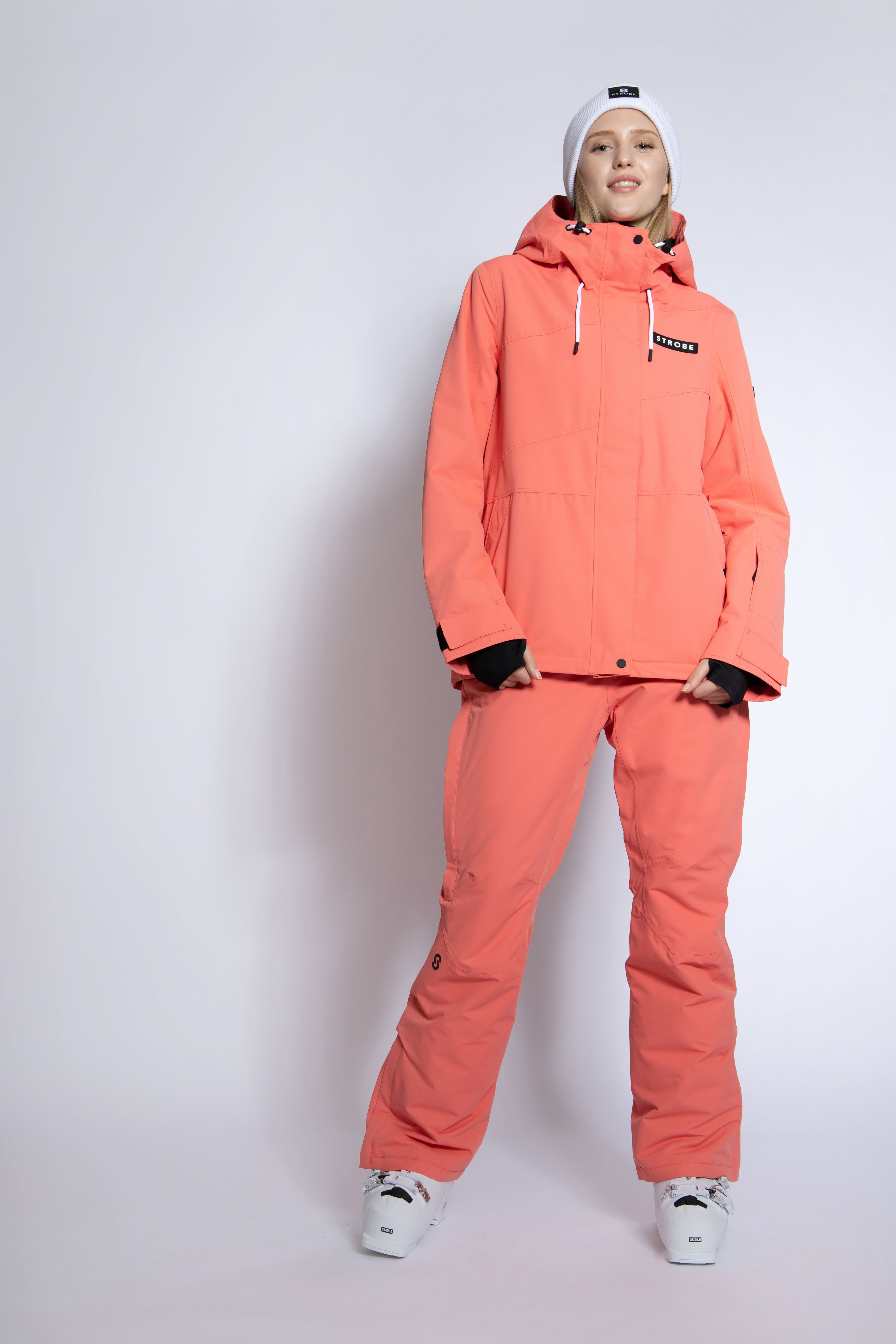 Renewed - Aura Ski Jacket Coral - Medium - Women's