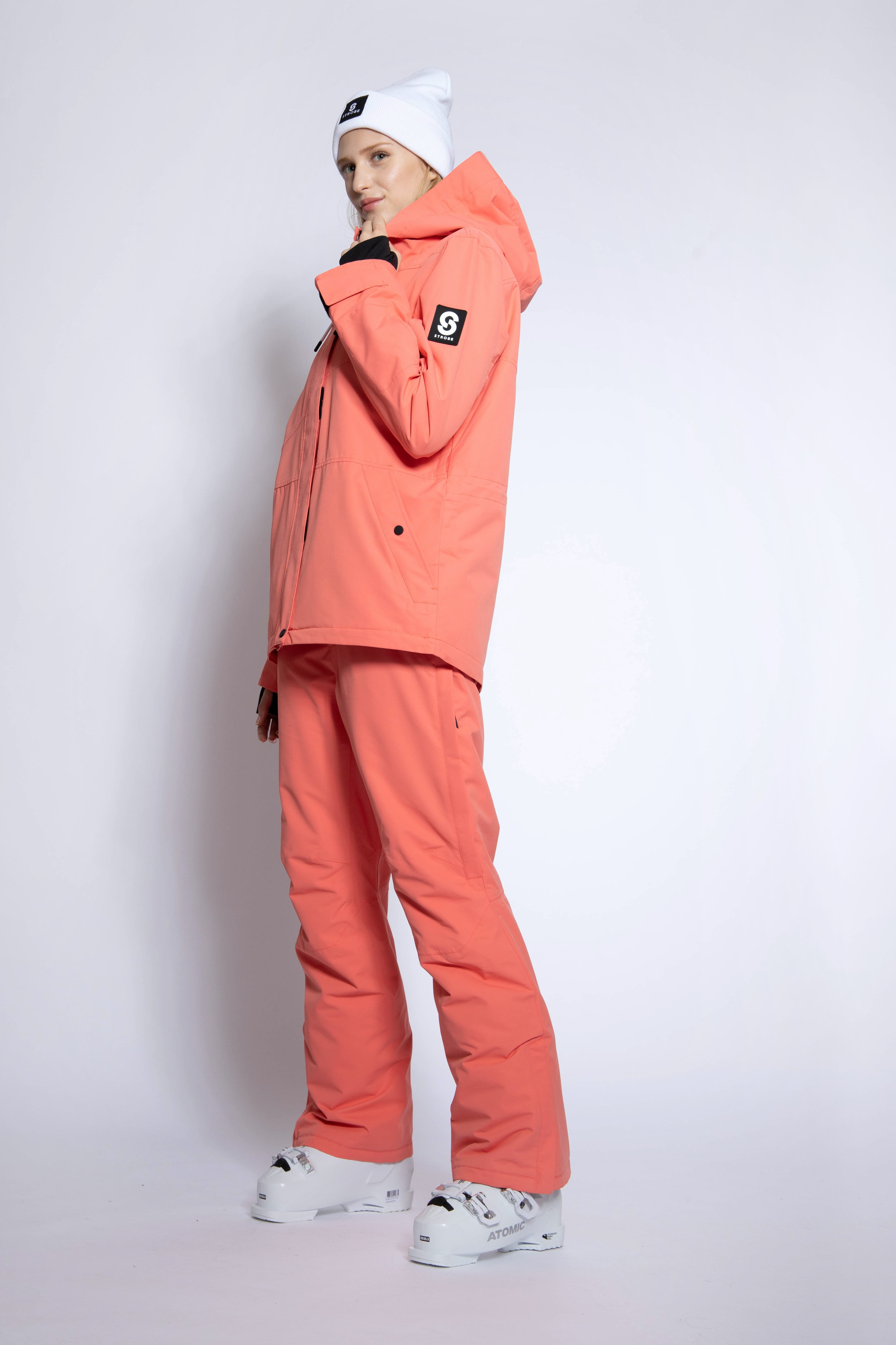 Renewed - Aura Ski Jacket Coral - Medium - Women's
