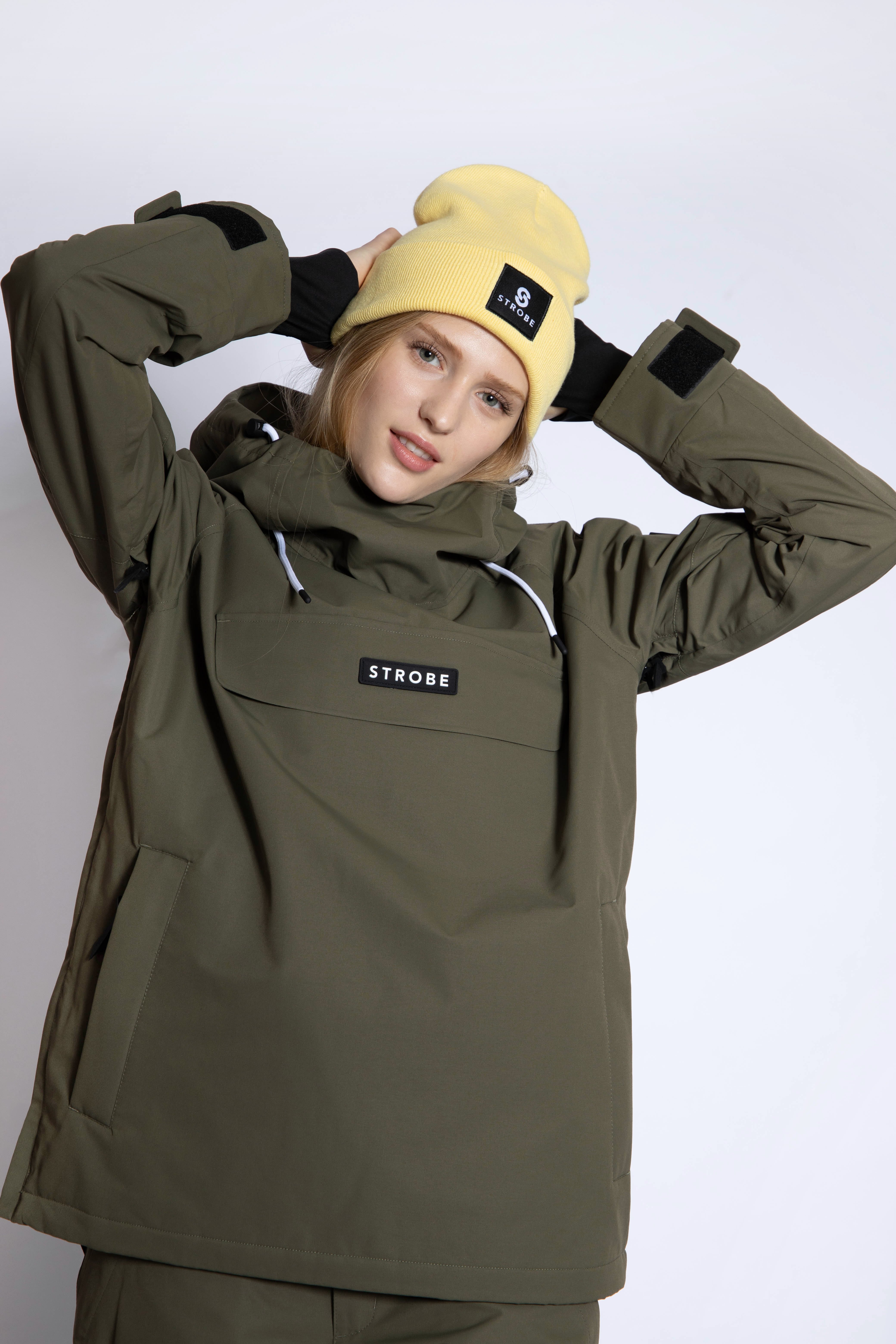 Halo Skijakke Olive Green - Kvinder