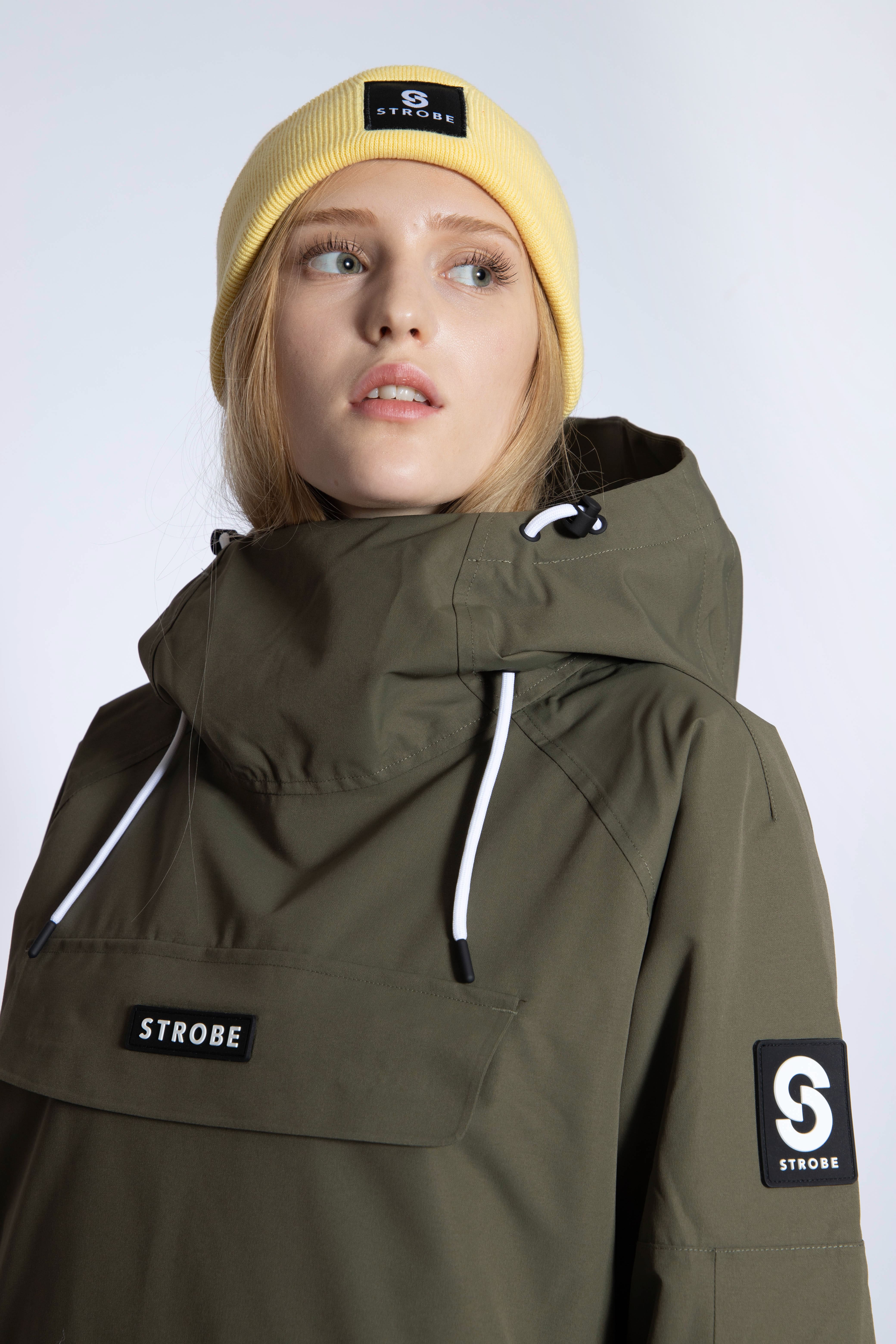 Halo Skijakke Olive Green - Kvinder