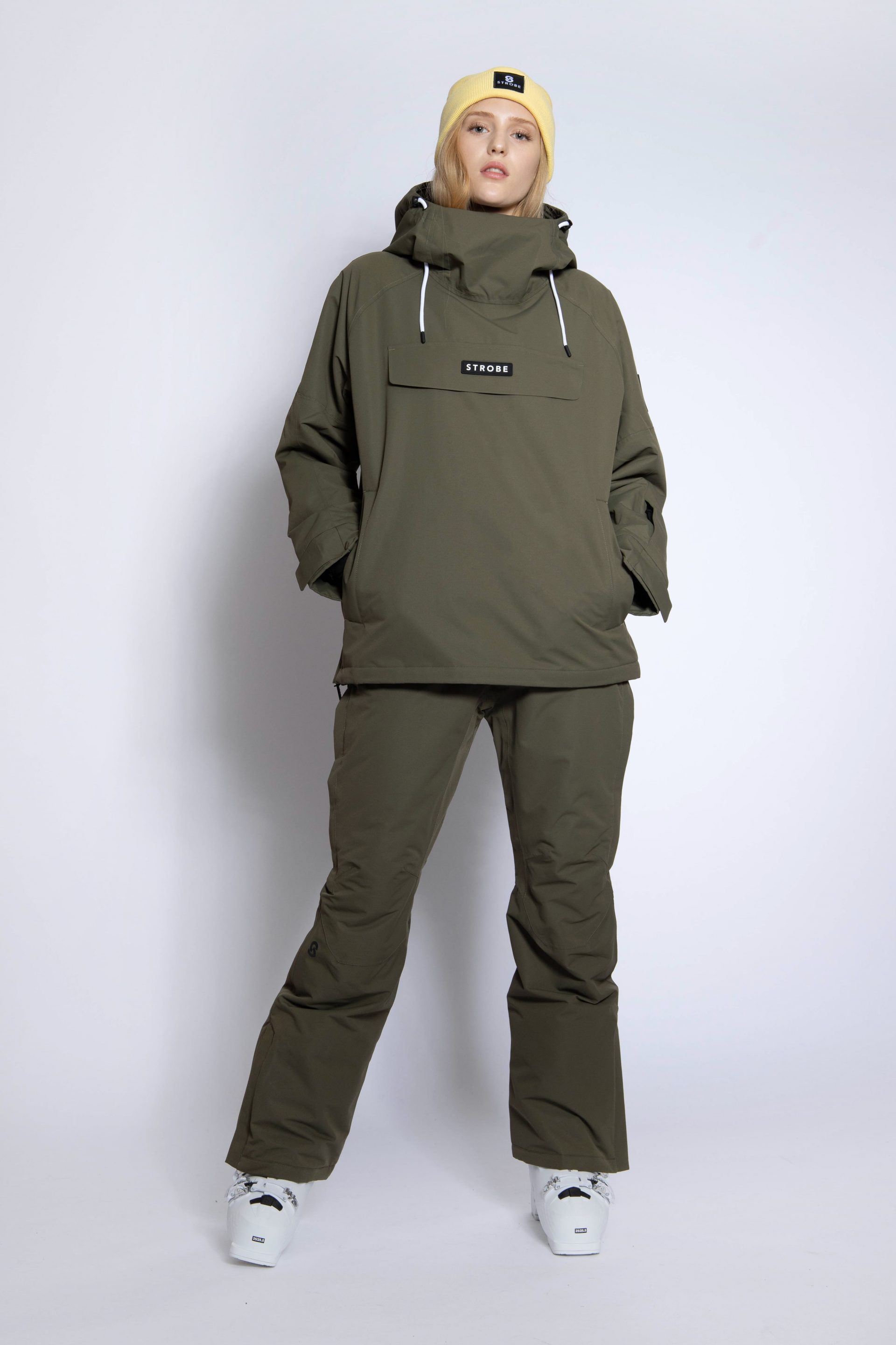 Halo Skijakke Olive Green - Kvinder