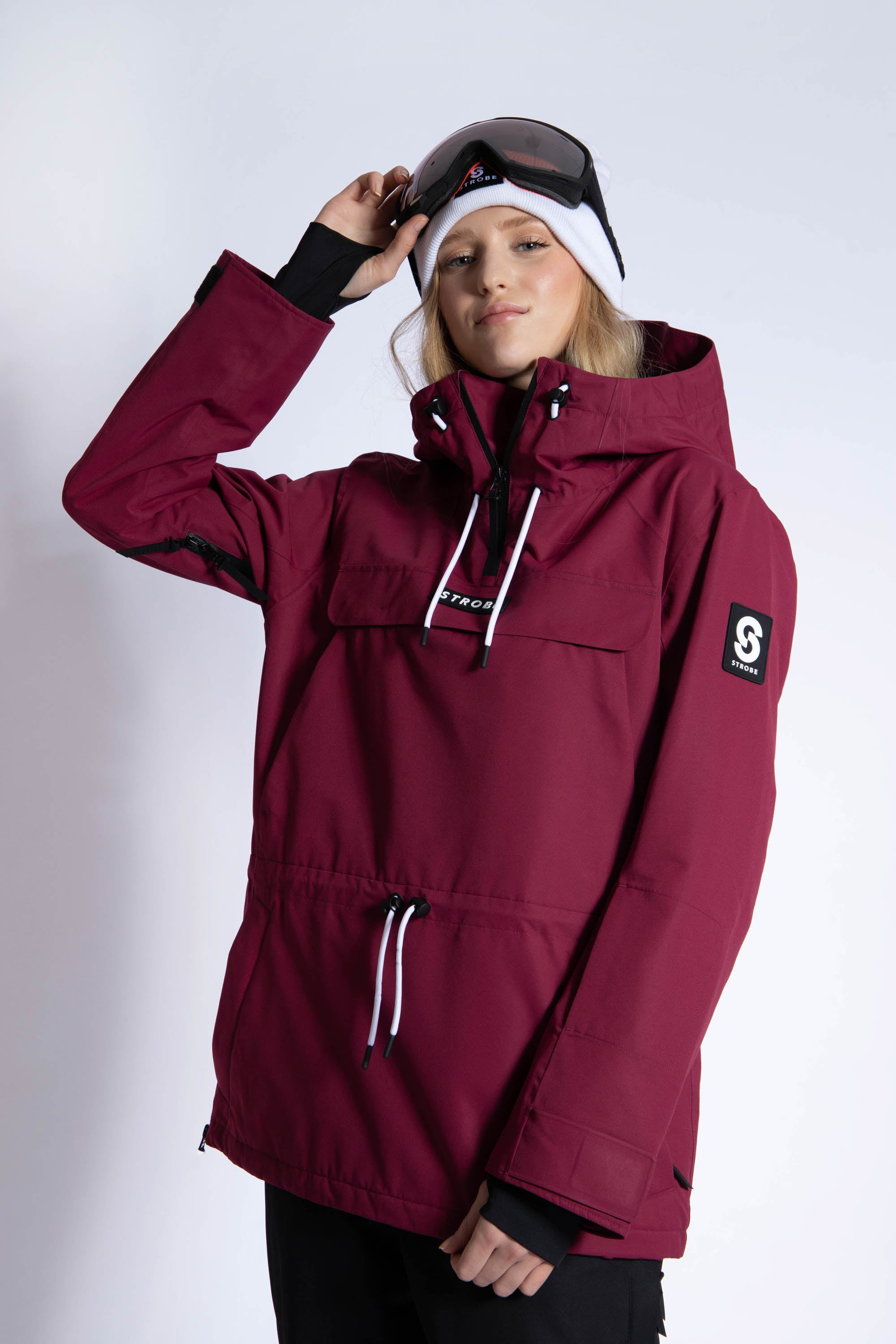 Felicity Skijakke Burgundy - Kvinder