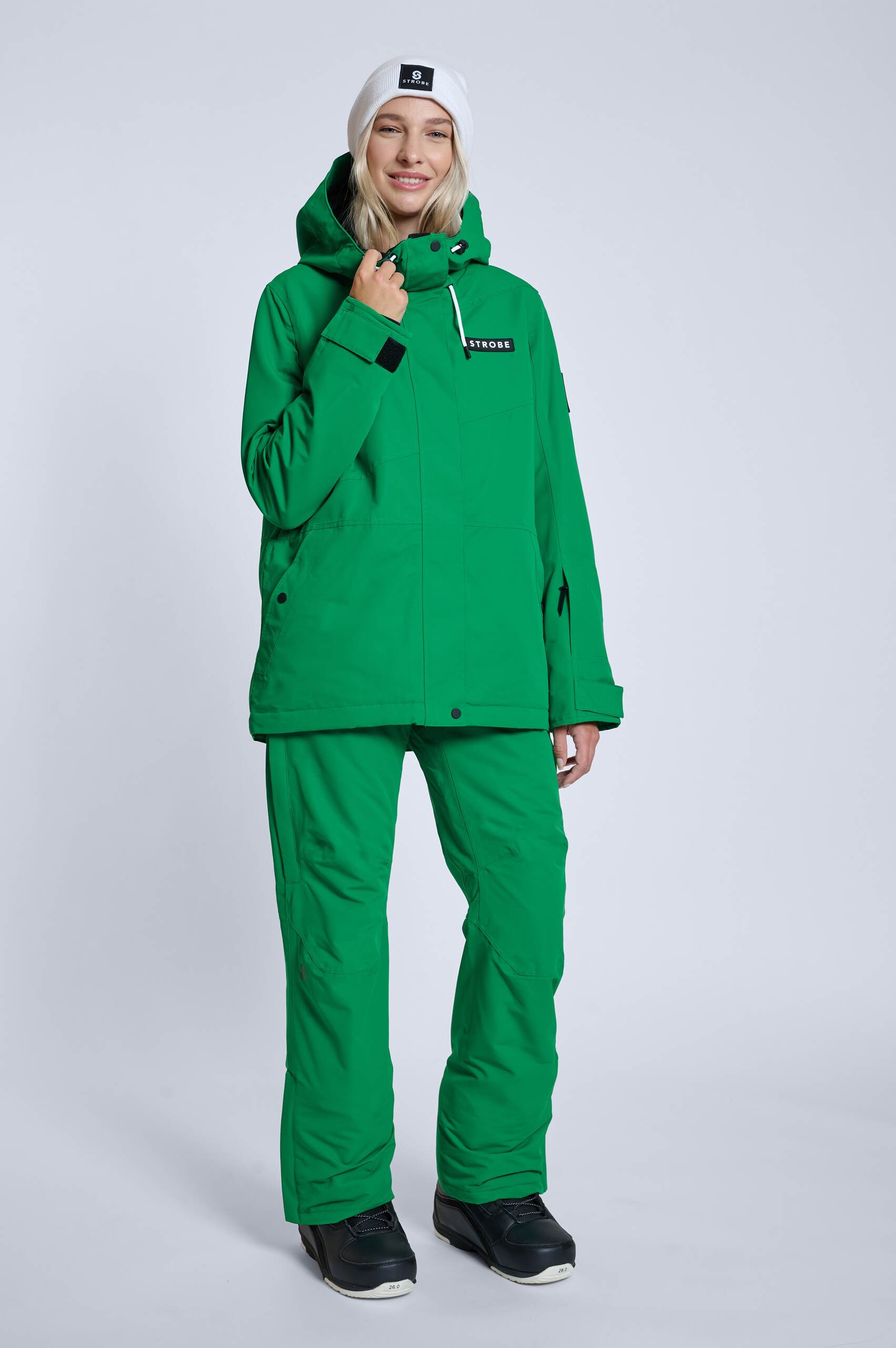Aura Skijakke Kelly Green - Kvinder