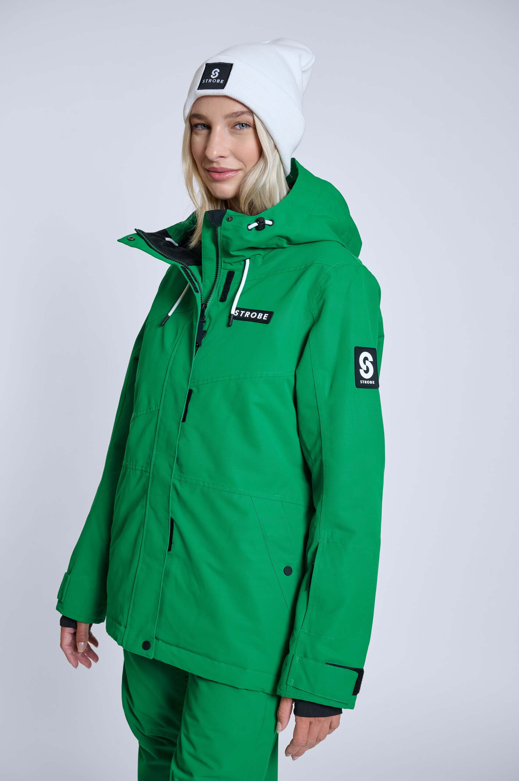 Aura Skijakke Kelly Green - Kvinder