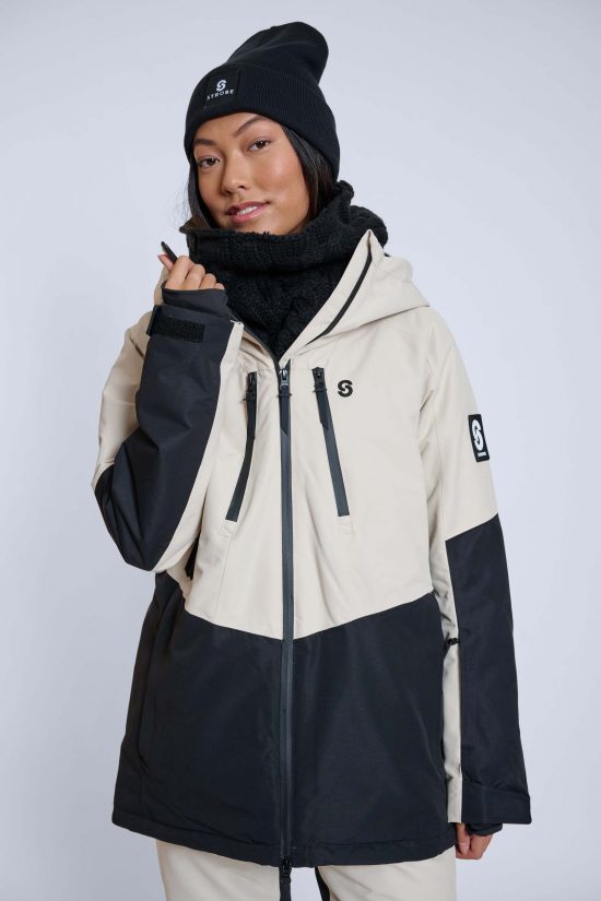 Lynx Skijakke Lt Beige - Kvinder