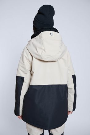 Lynx Skijakke Lt Beige - Kvinder