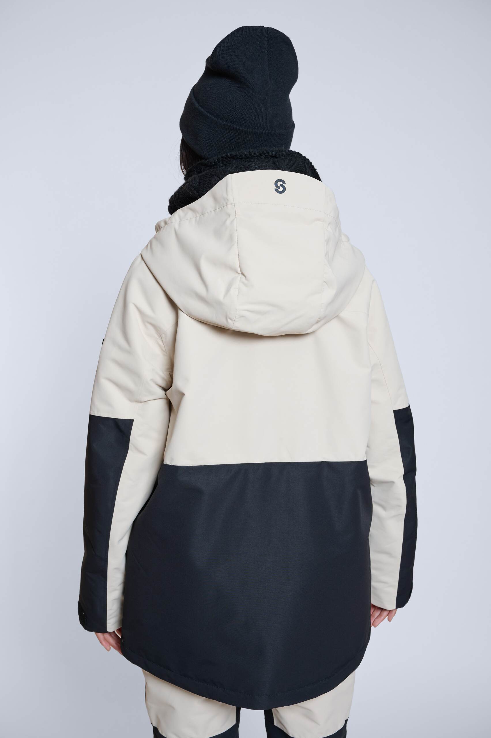 Lynx Skijakke Lt Beige - Kvinder